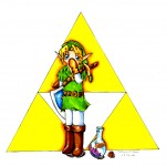 Link & Triforce & A Very Drunk Fairy – Large